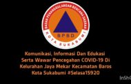 Komunikasi, Informasi Dan Edukasi Serta Wawar Pencegahan COVID-19 Di Kel. Jaya Mekar Kota Sukabumi